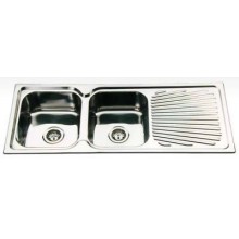 Double Bowl Kitchen Sink S - 1180x480mm